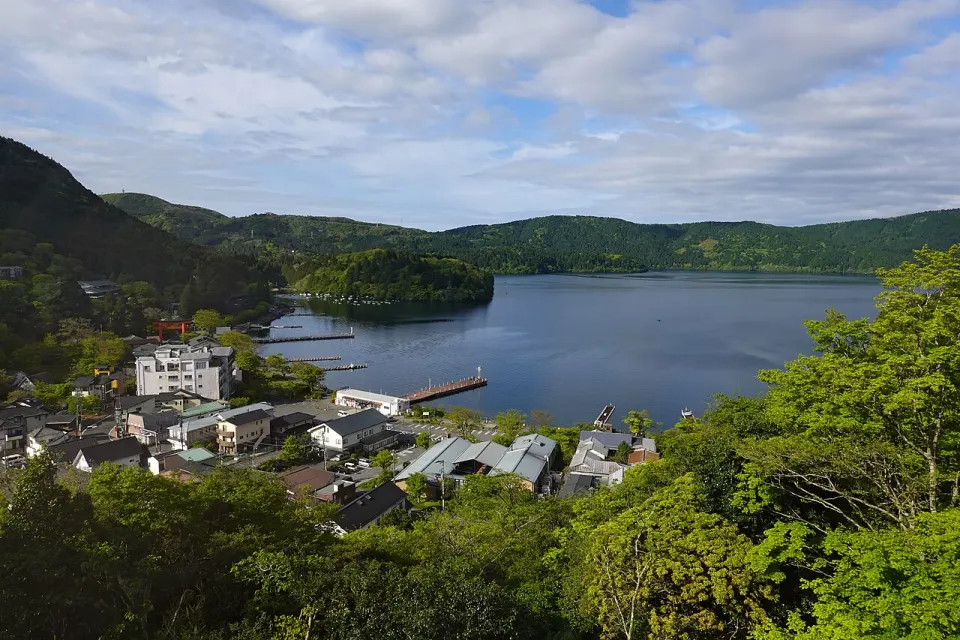 Lake Ashi and Mount Fuji